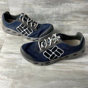 SOLD Columbia Drainmaker Shoes Men Sz 10 Navy/Gray Performance Hybrid Athletic